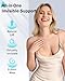 PHODIL Sticky Bra Push Up - Adhesive Bras Backless Strapless for Women,Invisible Silicone Pasties Reusable,Seamless Spoon Ultra-Thin Edge for Deep V Dress (2 Pairs)-1
