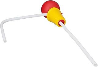 Bürkle - Bomba de mano desechable de polietileno OTAL con tubo de 12 mm de diámetro, color blanco