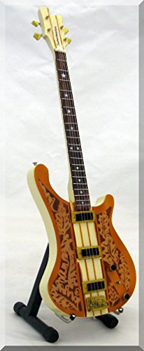 LEMMY KILMISTER Guitare basse miniature Motorhead - Les Beatles, Paul McCartney, John Lennon, RIngo Starr, George Harrison LEMMY KILMISTER Guitare basse miniature Motorhead