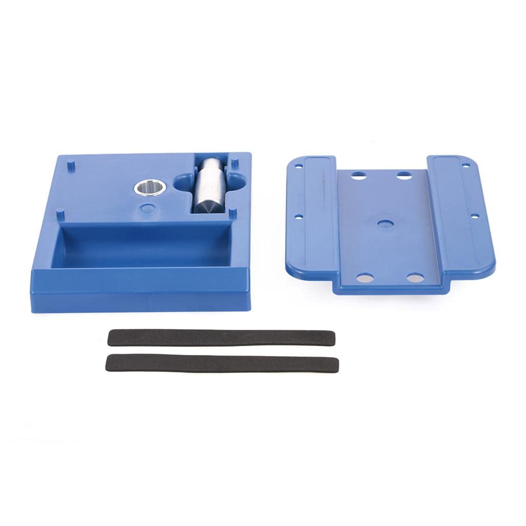 predolo Soporte de Trabajo para Coche RC de Mantenimiento Estación de Reparación Base Giratoria Plástico Resistente con 360 Grados y, Azul, 20 x 15.5 x 7 cm