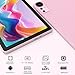 CUPEISI Android 15 Tablet 10 Inch, 20GB RAM+128GB ROM/ 2TB Expandable, 2.0GHz Quad-core Processor, 1280*800 HD Screen, 5G WiFi6 BT 5.0, 2 in 1 Tablets with Keyboard Case Mouse Stylus, Widevine L1 Pink