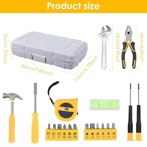 Kit de herramientas combinado de 20 piezas Jyving miniatura 7