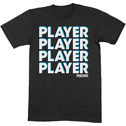 Image of Feeder Player Official Tee T-Shirt Mens Unisex (X-Large) Black
