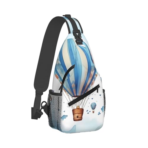 Bolso Crossbody Sling para Hombre y Mujer Negro miniatura 2