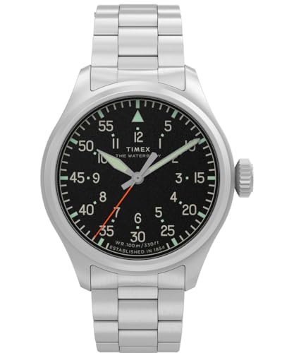 Montre Analogique Quartz pour Hommes Timex Waterbury Cadran Noir
