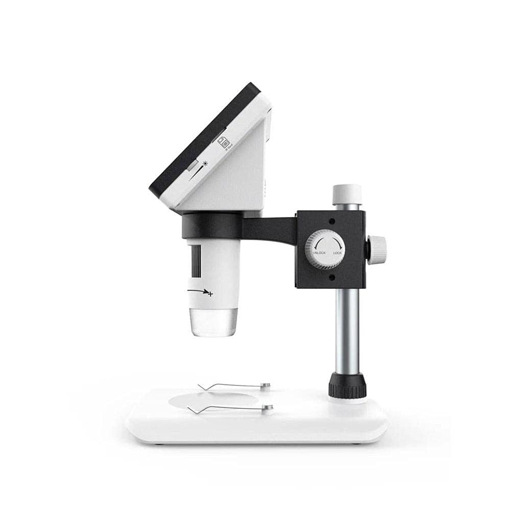 Microscopio Digital LCD Da 4,3 Pollici HD 1000X, Portatile, Da Tavolo, con Lente D'Ingrandimento E Supporto per 10 Lingue.