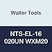 Walter Tools NTS-EL-16 020UN WXM20 Carbide NTS Threading Inserts, External Thread, Full Profile, American UN 60 Degree (Pack of 10)