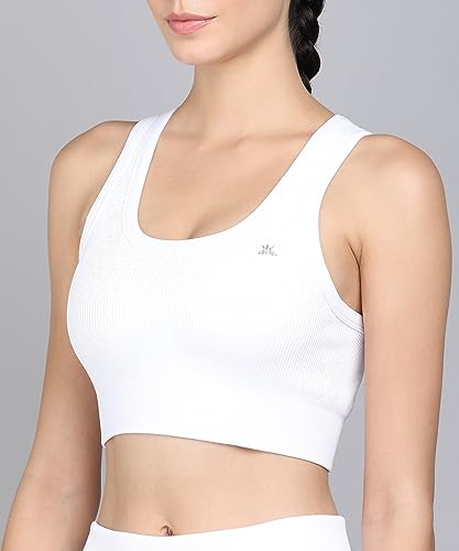 Image of Kobo Medium Impact Slip on Everyday Sports Bra for Women - Lightly-Padded, Non-Wired & High Coverage | Lined Cups with Removable Inserts (Imported)