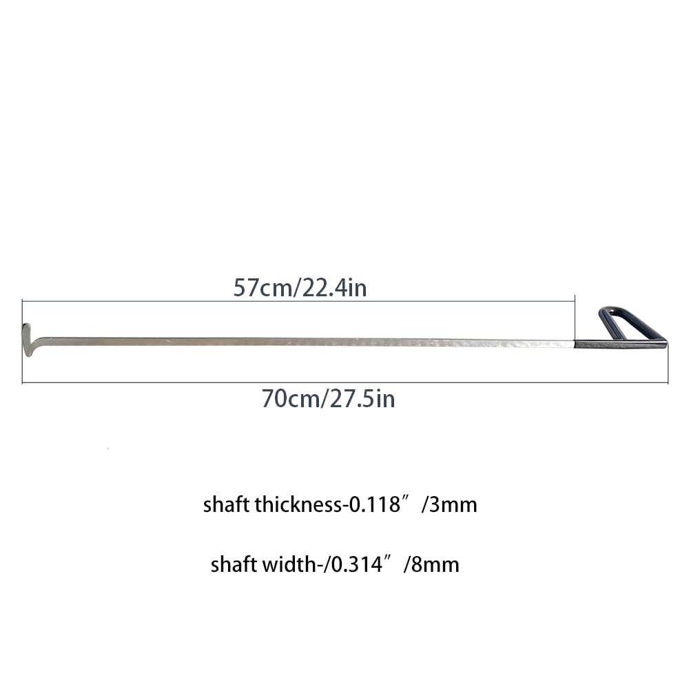 QDentMov Dent Repair Tool Lucky Seven Whale Tail(1 Pieces),27 Inch 7 Shape Tool,Paintless Dent Repair Hand Tool for Car Auto Body Dents Hail Damage Removal