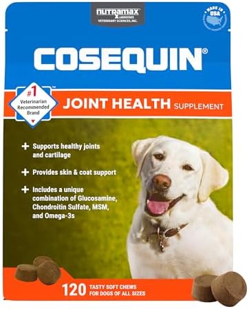 Nutramax Cosequin for Dogs Joint Health Supplement, Contains Gluc...