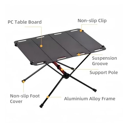 Table pliante portable extérieure aluminium table camping pliable stable Color16 - 7