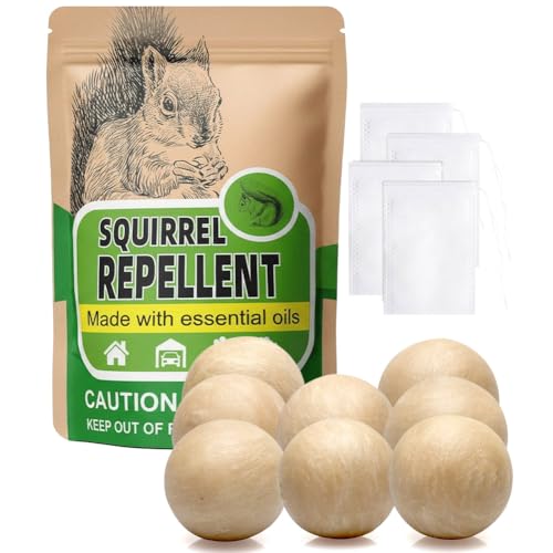AUDQQM Squirrel Repellent, Chipmunk Repellent for Garden, Outdoor Squirrel Deterrent,