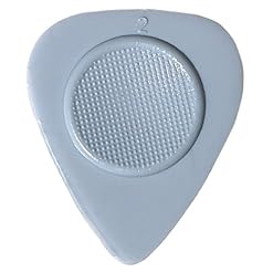 Heriba Médiators Plectrum/Pick Nylon empreinte du pouce en creux, coeur, gris, 12 pièces - Les Beatles, Paul McCartney, John Lennon, RIngo Starr, George Harrison