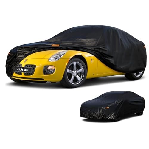 Kayme 7 Layers Car Cover Custom Fit for Pontiac Solstice (2005-2009) Waterproof All Weather for Automobiles, Outdoor Full Cover Rain Sun UV Protection
