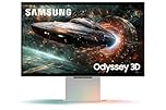 Samsung Écran PC Gaming Odyssey 3D G90XF, 27", Dalle IPS, 4K UHD (3,840 x 2,160), HDMI, 2x USB, 165Hz, 1ms, Contraste 1000:01:00, Ajustable en Hauteur, Pivotable, Inclinable, LS27FG902XUXEN
