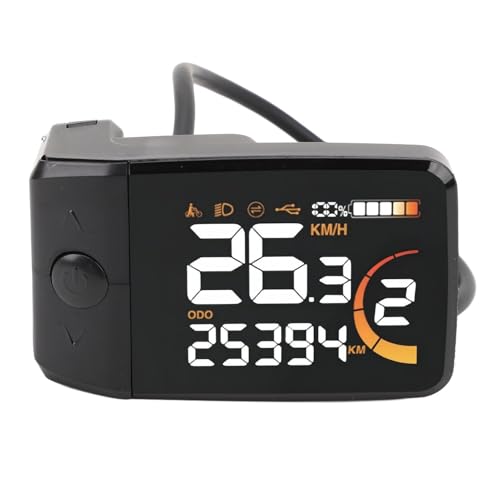 Instrument de vélo électrique couleur IP65 compatible G320 G340 DC48V ABS