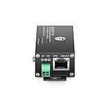 Mini Industrial Unmanaged 10/100/1000Base-T RJ45 to 1000Base-T SC Converter, SM ≤20KM Auto-MDI/MDIX LFP -30 to 75°C