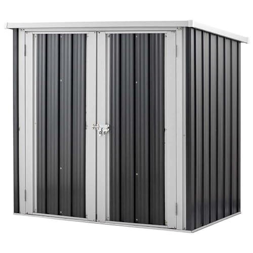 Home Deluxe - Geräteschuppen BOHIO - Größe: XXS - Maße 147 x 86 x 134 cm, Raumfläche 1 m², inkl. Fundament I Gerätehaus Gartenschuppen Gartenschrank Home Deluxe - Geräteschuppen BOHIO - Größe: XXS - Maße 147 x 86 x 134 cm, Raumfläche 1 m², inkl. Fundament I Gerätehaus Gartenschuppen Gartenschrank