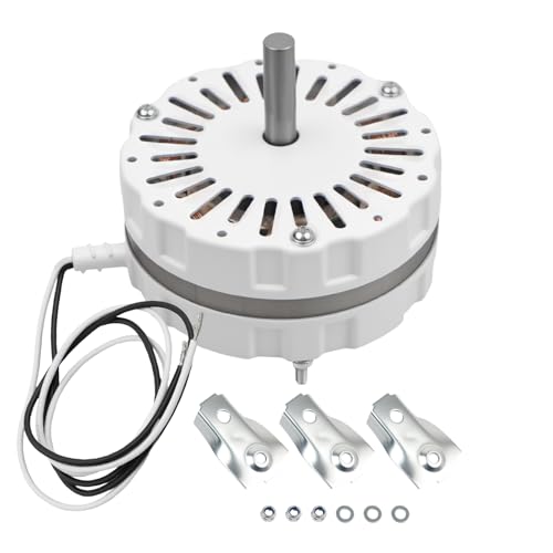 QBselecar Power Vent Motor for Ventilation Attic Fan Compatible with Lomanco Attic Fan Motor Lomancool 2000 & Lomancool 1800 Replace F0510B2944(White)