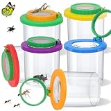 Coopay 6 Pcs Insect Bug Viewer for Kids - Bug Jars, Critter Insect Cage, Bug Container, Bug Catcher...