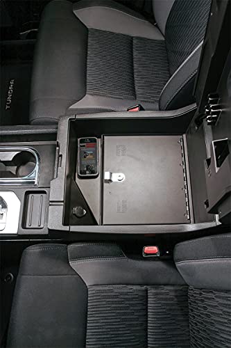 Tuffy Security Products Console Safe - '14-22 Tundra; W/Fixed Center Console (Black) #TOP5