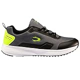 Mediasuela de phylon JOHN SMITH RUMIN 21V, Zapatillas de Running Hombre, Negro/Amarillo AZUFRE Fluor, 36 EU