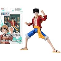 BANDAI Figura Anime Heroes de Luffy One Piece de 17 cm,