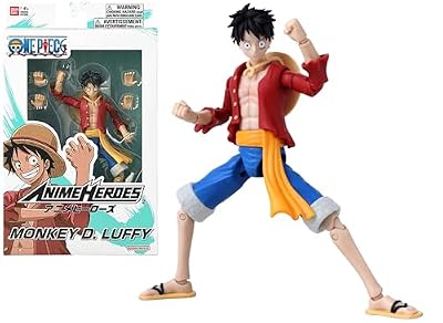 BANDAI Figura Anime Heroes de Luffy One Piece de 17 cm, Multicolor (Modelo 37008) - Coleccionable | Ya disponible en tu tienda friki favorita! En mundofriki.es! BANDAI Figura Anime Heroes de Luffy One Piece de 17 cm, Multicolor (Modelo 37008) - Coleccionable | Ya disponible en tu tienda friki favorita! En mundofriki.es!