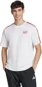 adidas Men's Codes Collegiate Sportswear T-Shirt, White, Large