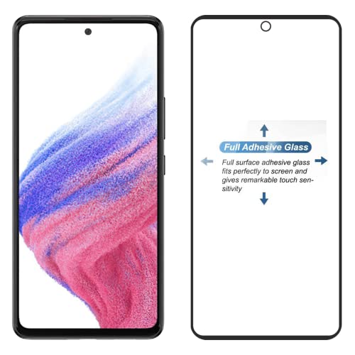 Image of POPIO Military-Grade Gorilla Tempered Glass For Samsung Galaxy A73 | 9H Hardness, Edge-to-Edge, Bubble-Free