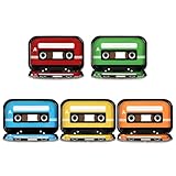 Grencian 60Pcs Cassette Tape Plates 10' x 6.5' Retro Cassette Tape Square Paper Plates Music Themed...