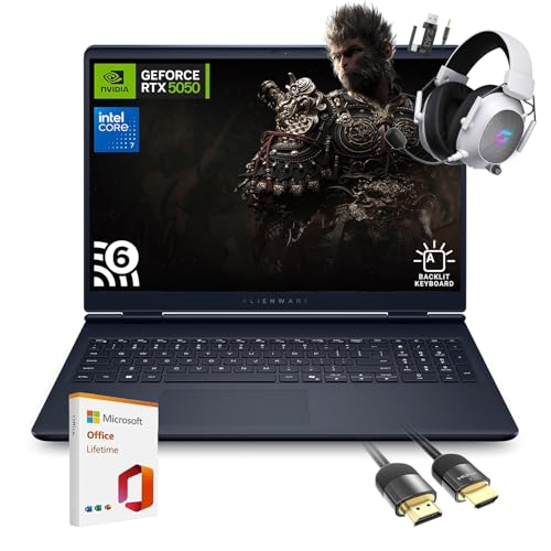 Dell Alienware 16 Aurora Q[~Om[gp\R AC16250A16C` WQXGAfBXvCANVIDIA GeForce RTX 5050AIntel Core 7-240HvZbTA16GB RAMA1TB SSDA