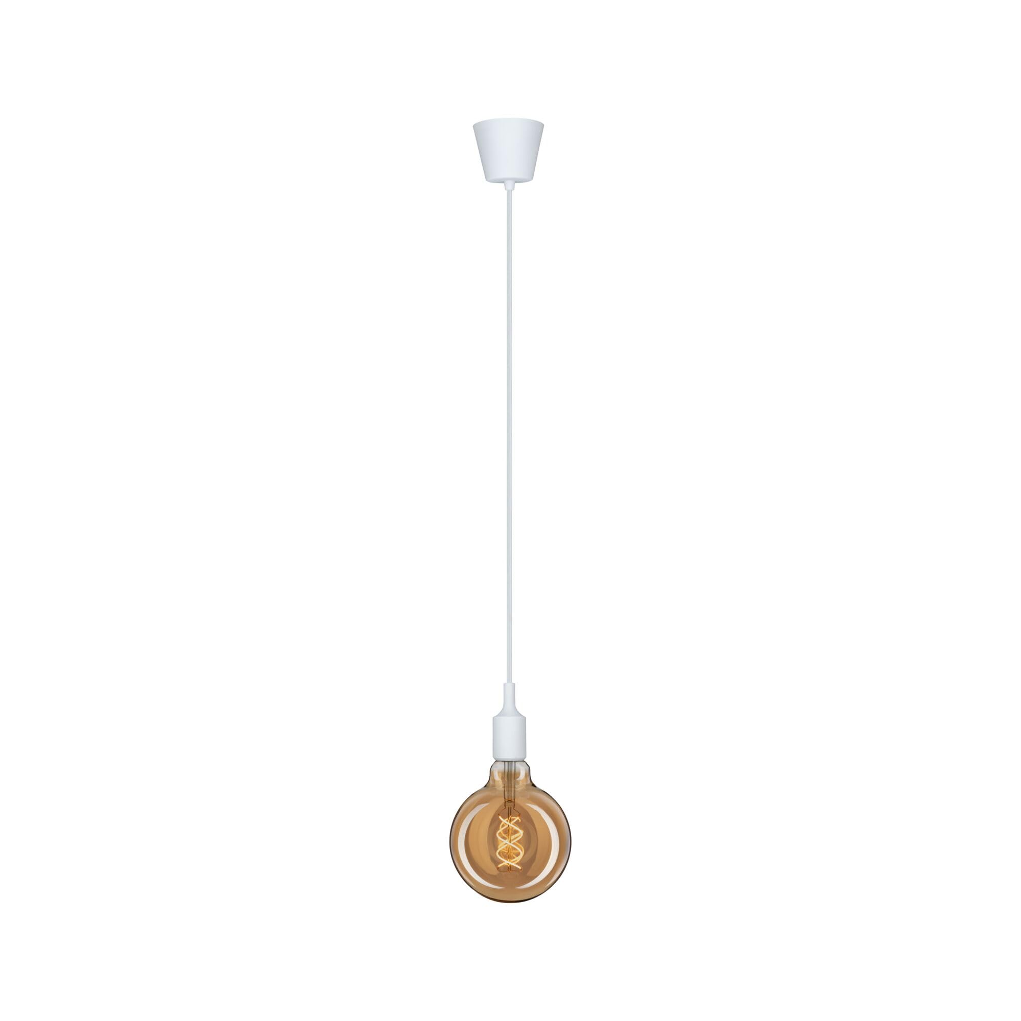 Paulmann 28869 Lampadina LED 1879 Globe 125 filamento bianco caldo 230lm 4 Watt dimmerabile dorato vintage 1800 K E27