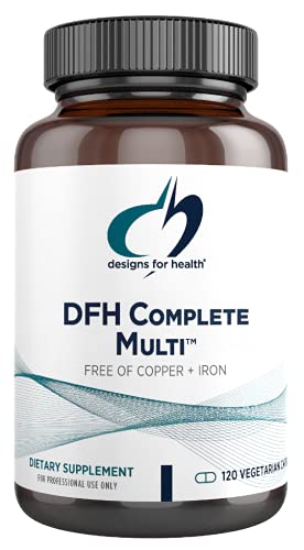Designs for Health - DFH Complete Multi - Multivitamin / Multimineral without Copper or Iron, 180 Capsules