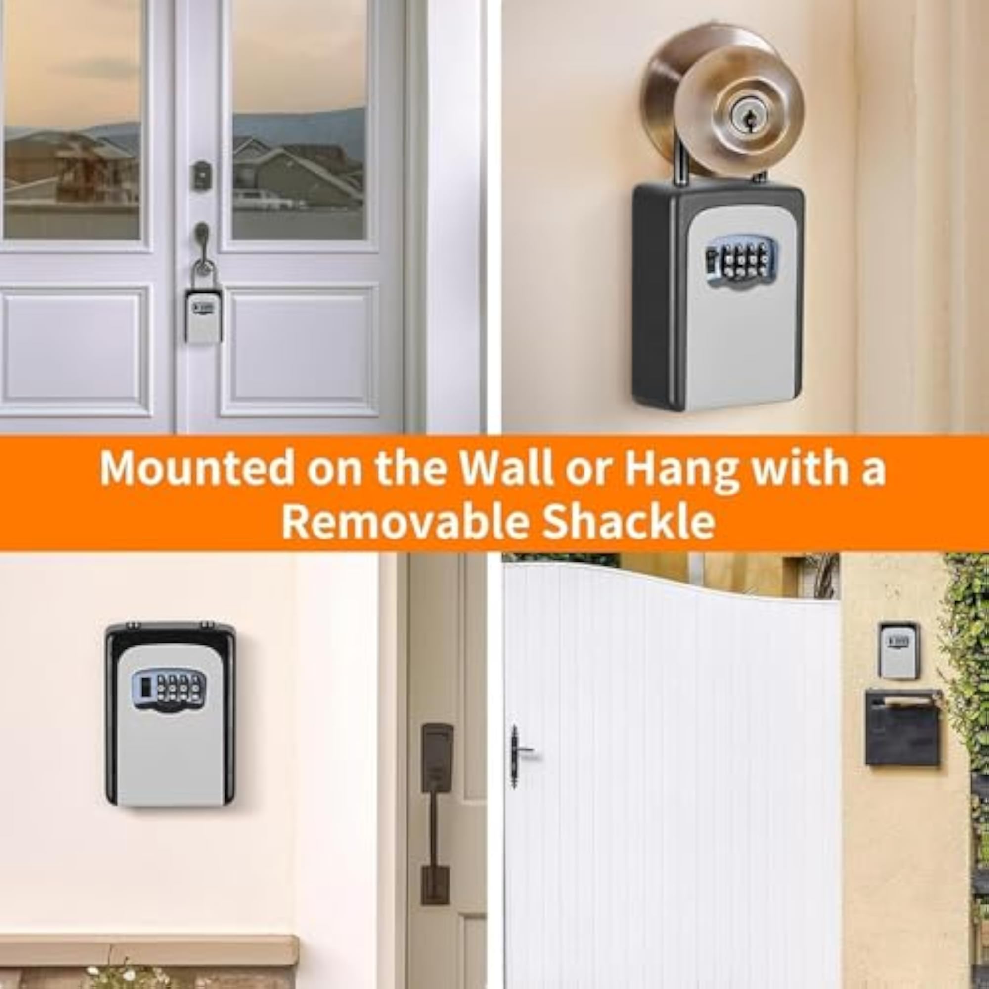 Heavy Duty Key Lock Box with 4 Digit Combination