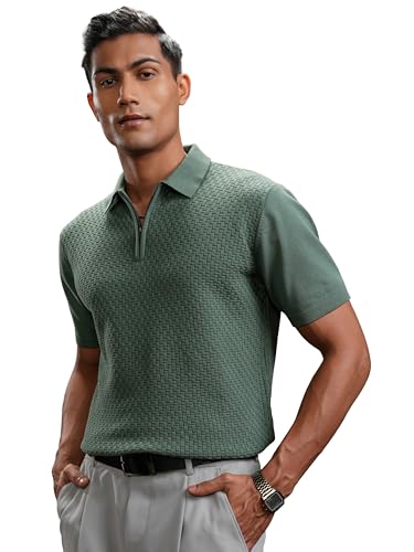 Image of Highlander Men's Polo Tshirt | Flat Knit | Regular Fit | Polo T-Shirt for Man