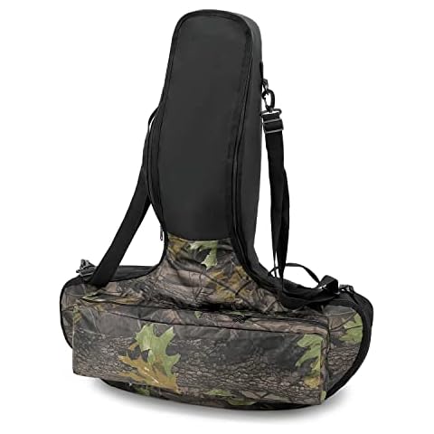 Silfrae Soft Crossbow Case Padded Crossbow Case for Crossbow with Scopes Tree Camo Cover