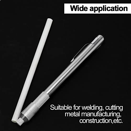 Gutimore Round Soapstone Holder 2Pcs Round Soapstone Pencils With 14Pcs Soapstone Refills For Welding,Metal Fabrication, Construction, And Textile #TOP4