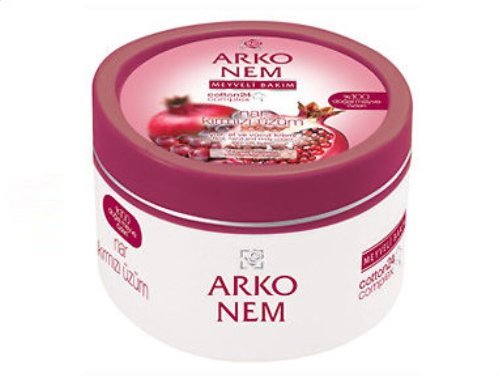 ARKO NEM POMEGRANATE & RED GRAPE FACE, HAND AND BODY MOISTURISING CREAM 300MLFREE UK DELIVERY by Arko Nem