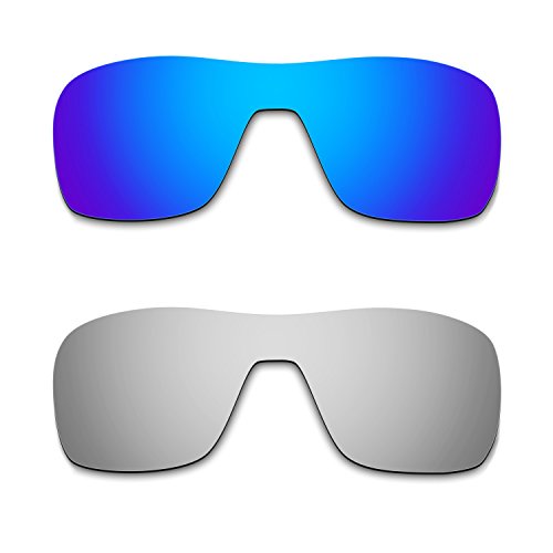 Verres de rechange Oakley Turbine Rotor avec protection anti-rayures, pack de 2 paires homme