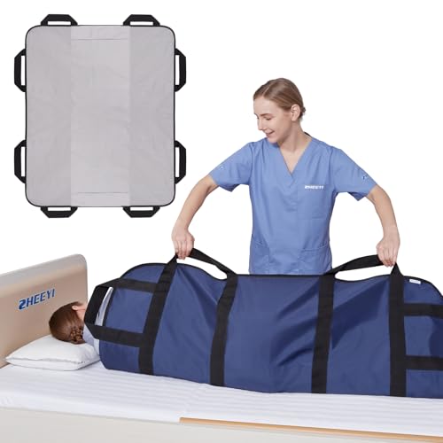 ZHEEYI Positioning Bed Pad with 8 Reinforced Handles, 48