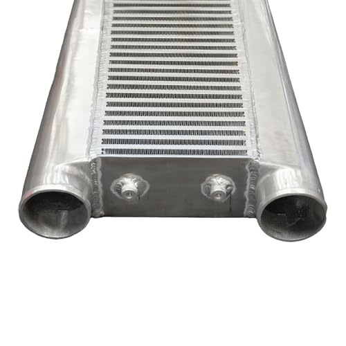 Intercooler de fluxo vertical série K de 7,6 cm K20 K24 para Honda Acura RSX Civic EK EG
