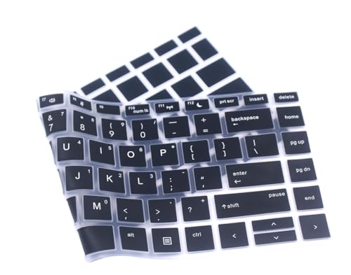 Protector de teclado de silicona compatible con HP ProBook 14" miniatura 5
