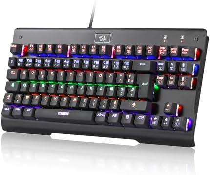 Redragon K561 TKL Clavier de Jeu mécanique, Clavier RGB, commutat...