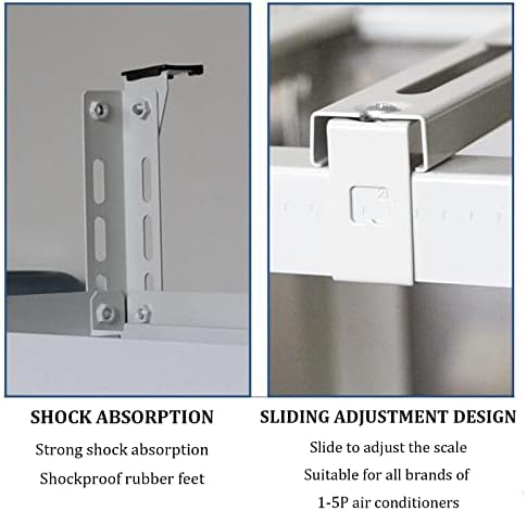 Heavy Duty Air Conditer Bracket - Double Layer Floor Stand for Mini Split Units, Universal Ground Mount Base for Outdoor Heat Pumps & Condenser Units, 900x1200x450mm image 2
