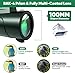 Monocular Telescope with Lights HD Monoculars 80x100 for Adults High Powered Monocular for Hunting with Smartphone Holder & Tripod, Handheld Telescope Suitable for Bird Watching Stargazing-Green