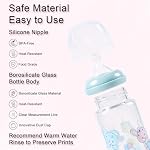 LittleForBig Bouteille d'alimentation en verre pour adultes Ultra Imprimé spécial modèle de parade bébé surdimensionné