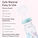 LittleForBig Adult Glass Feeding Bottle Ultra Printed Specialty Oversized Baby Parade Pattern