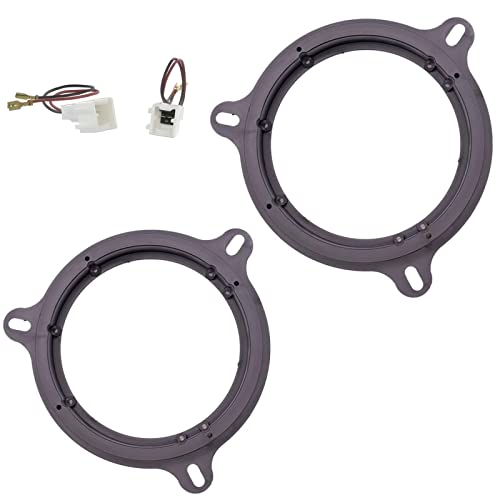 Sound way - Spacer rings adapters and harness kit for 6.5" inch / 165 mm speakers for Renault Nissan Dacia Smart - KC550