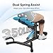 MERACH Upgrade Deep Squat Machine for Overweight, Dual Spring Assist& 350LB Weight Capacity, Glute Trainer Machine, Easy Setup & Leg Home Workout Machine